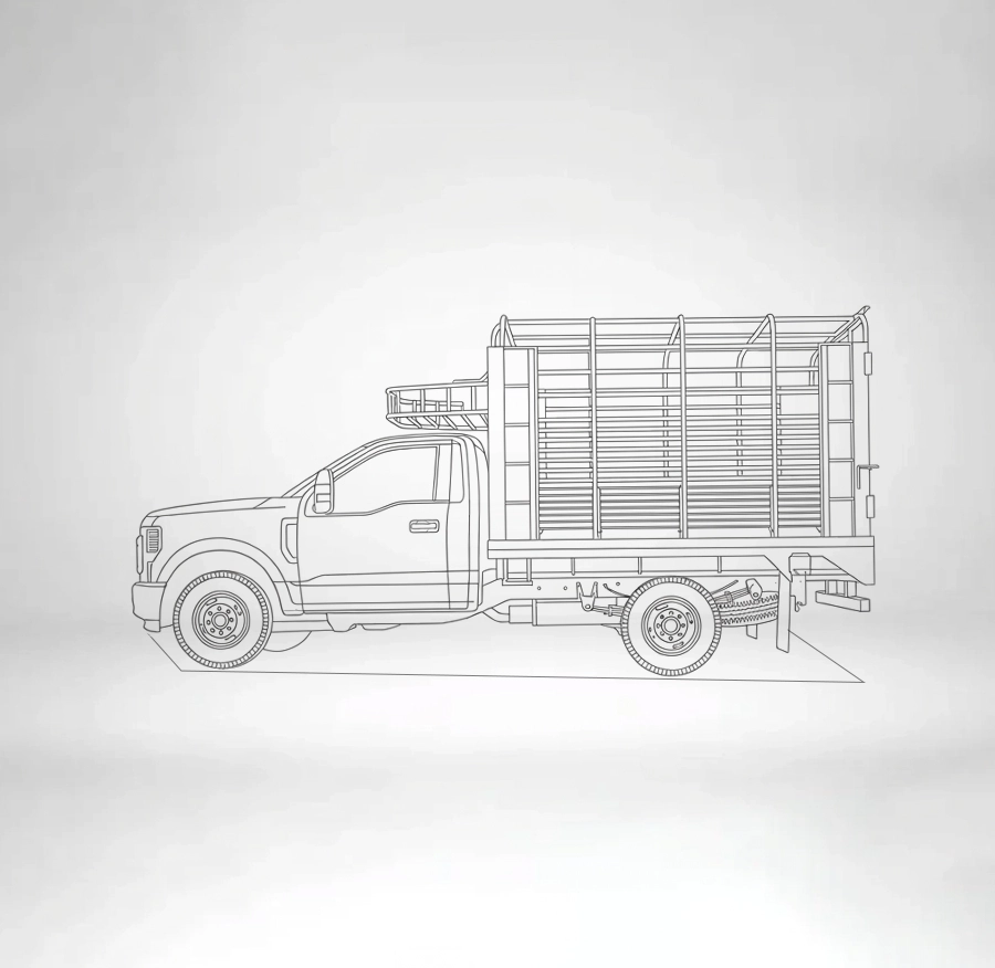 Carrocería 1.5 ton - Ganadera Base