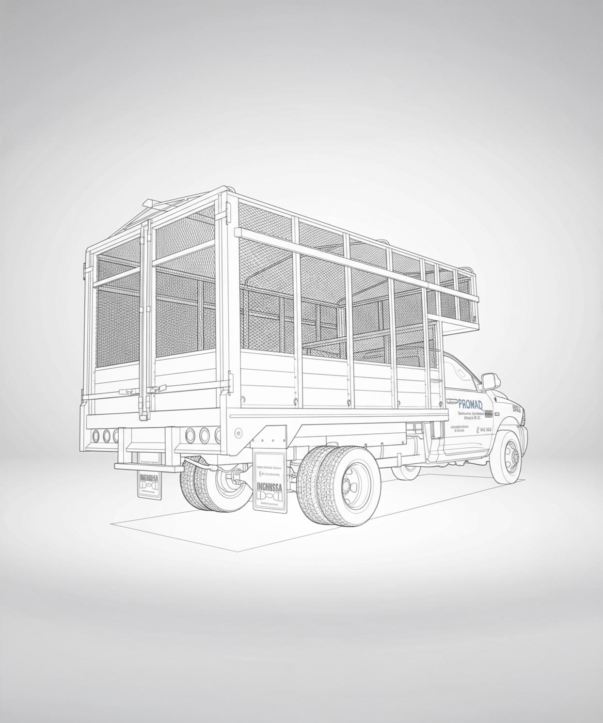 Carrocería 3+ ton - 01 Base